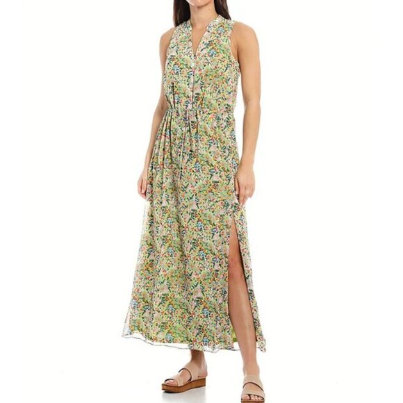 💕LAUNDRY by SHELLI SEGAL💕 Chiffon Maxi Dress - Picture 2 of 13